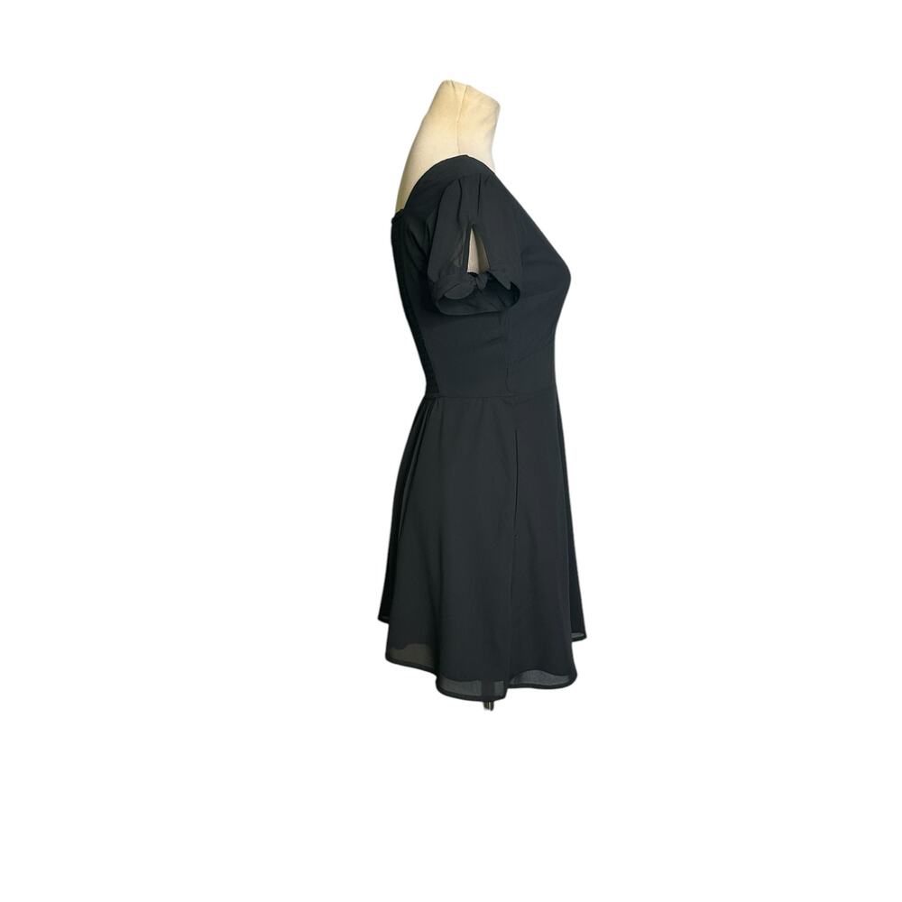 Abercrombie & Fitch black short sleeves A line mini skirt size XXS - Picture 11 of 15